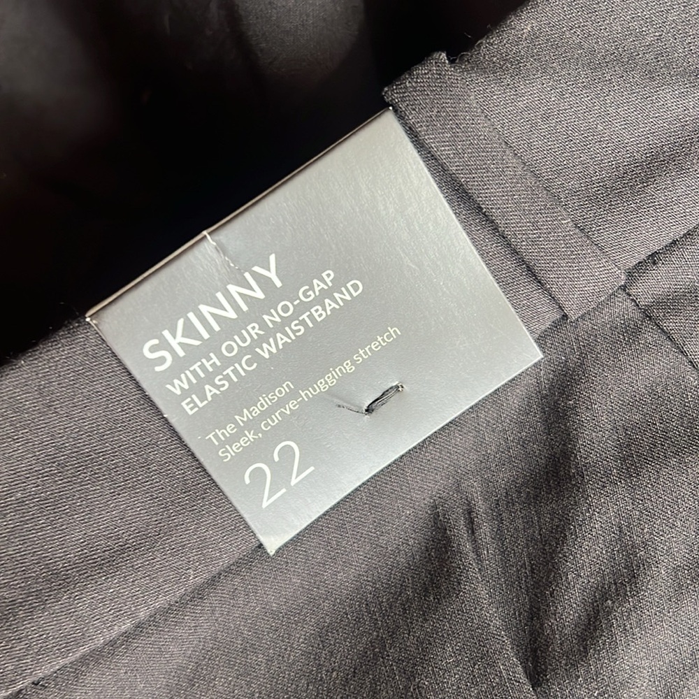 Lane Bryant Madison Skinny Pant Women’s Plus Size 22 Black NWT‎
